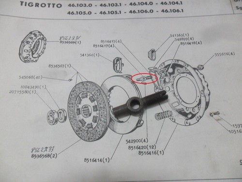 Perno occhio registro - occhio,